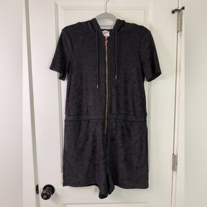 YITTY Charcoal Hooded Romper